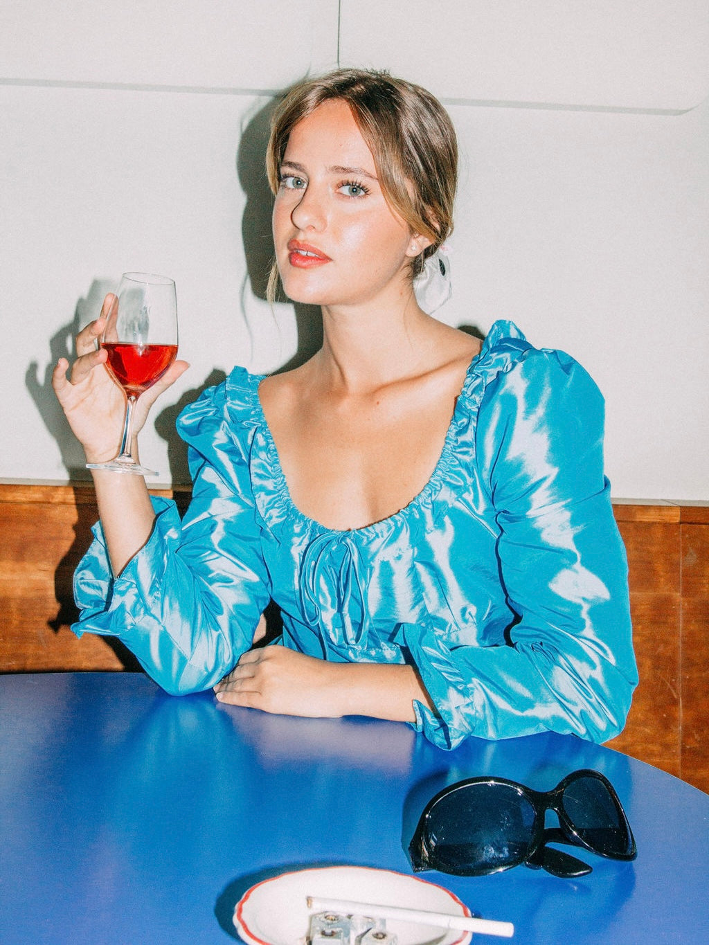Philippa Dress - Venetian Blue - 6