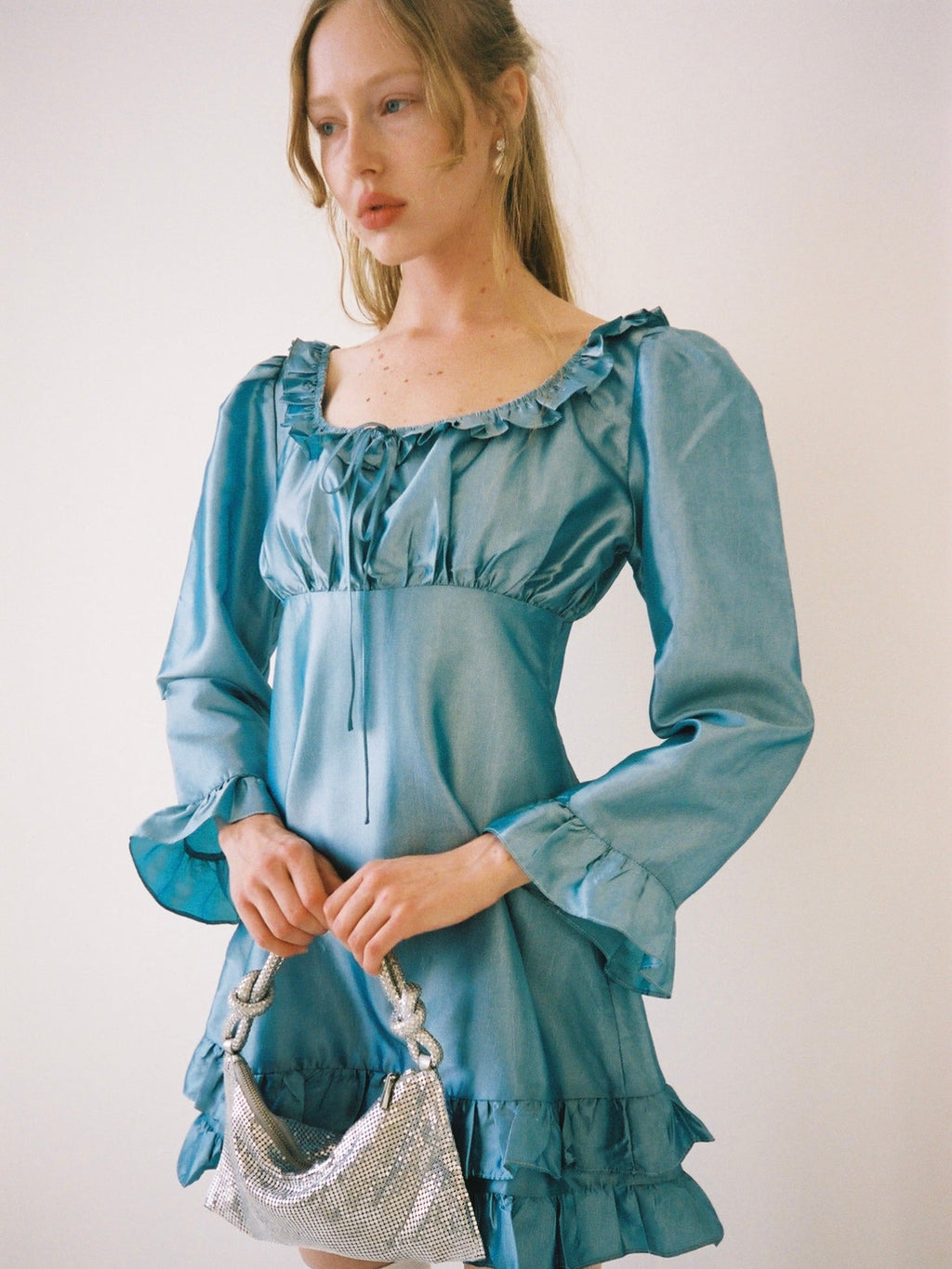 Philippa Dress - Venetian Blue - 7