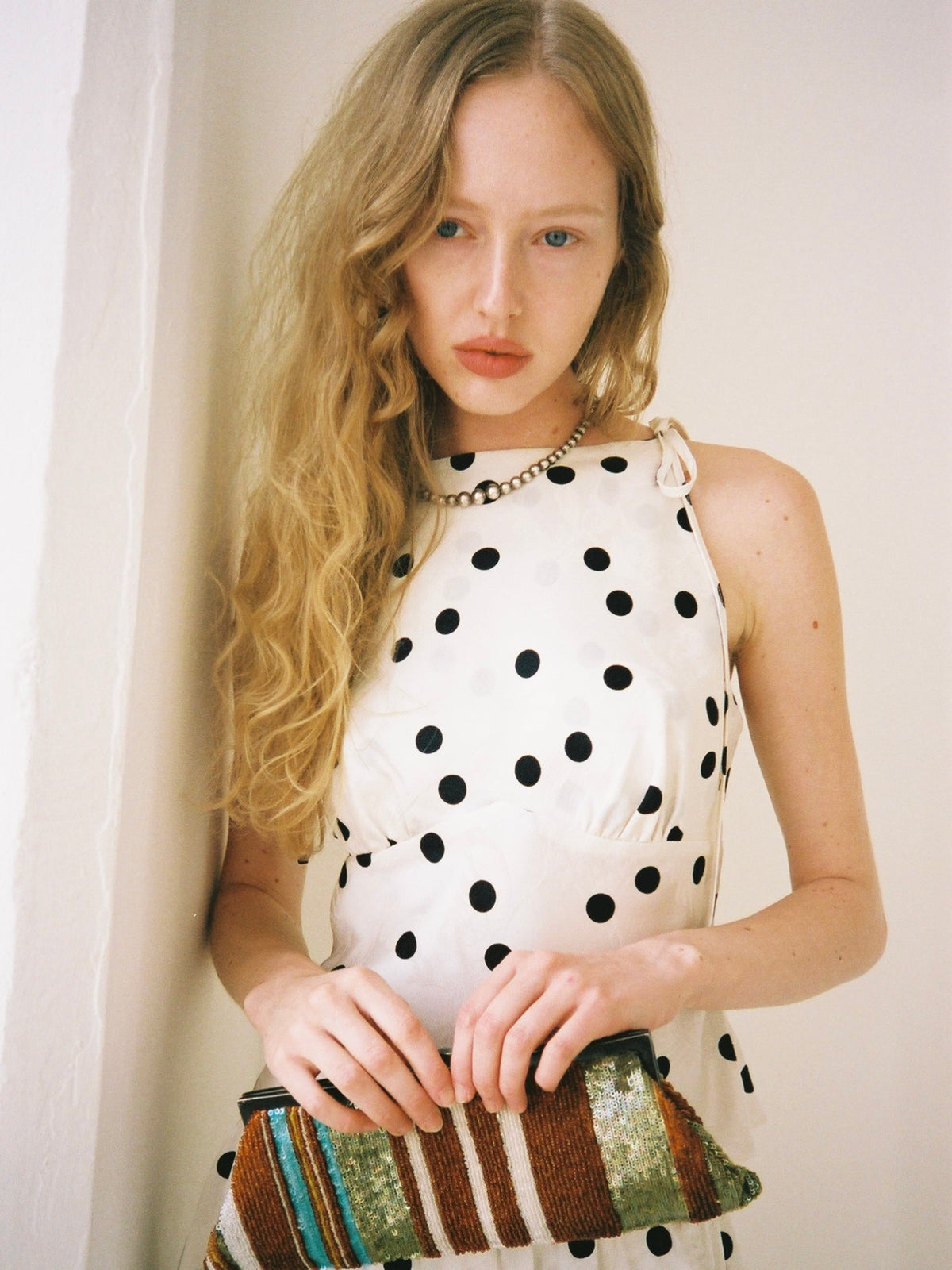 Lucy Top - White Dot - 6