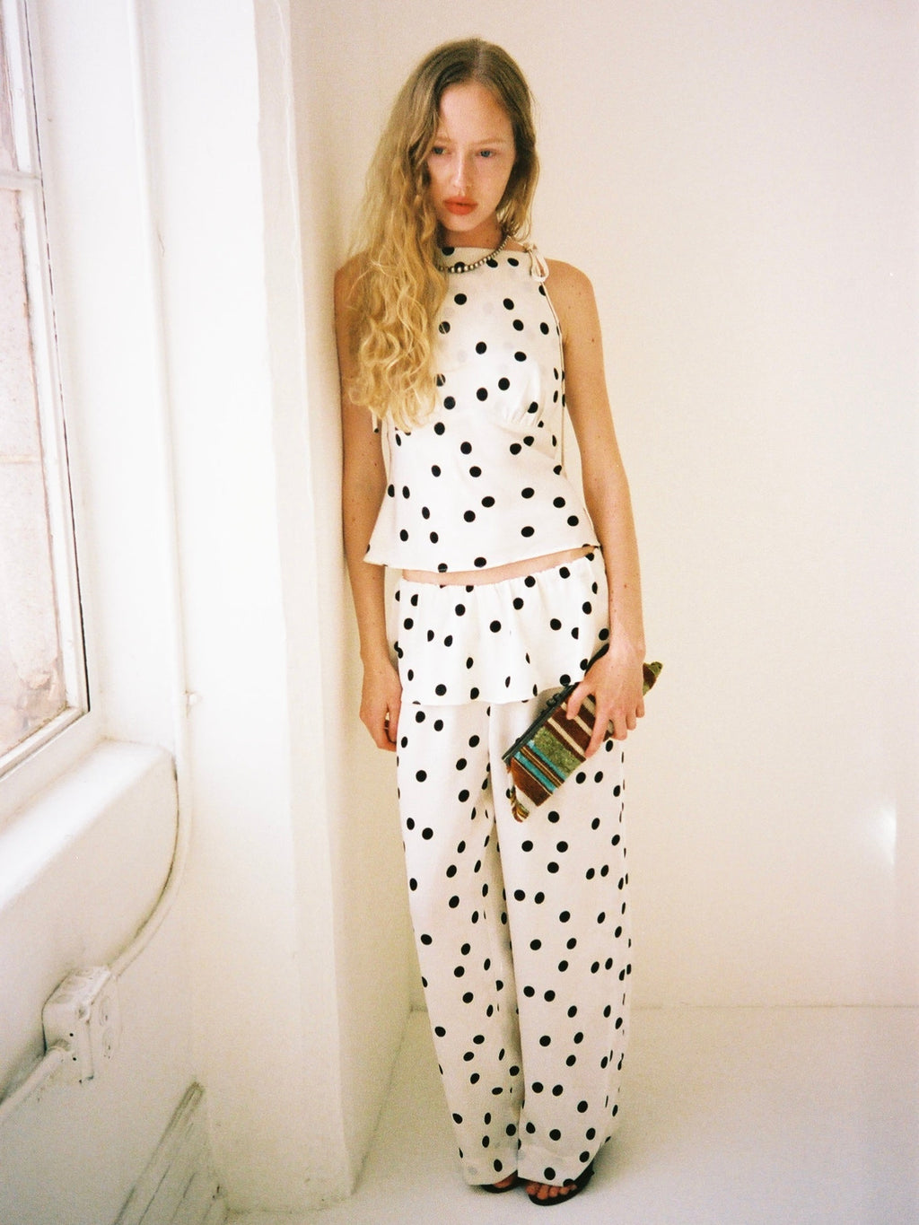 Renee Pant - White Dot - 8