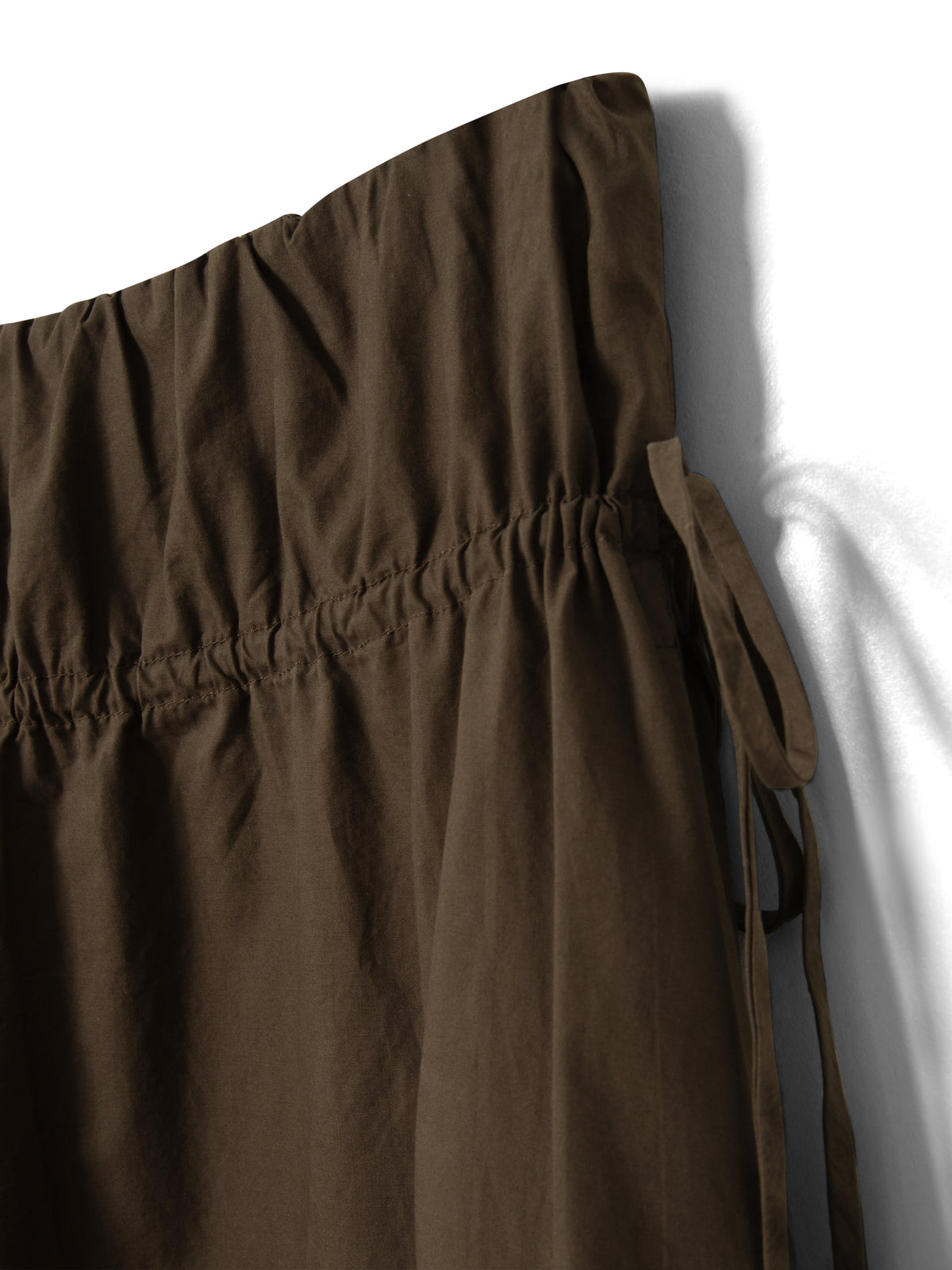 Caspia Volume Midi Skirt - Chocolate - 4
