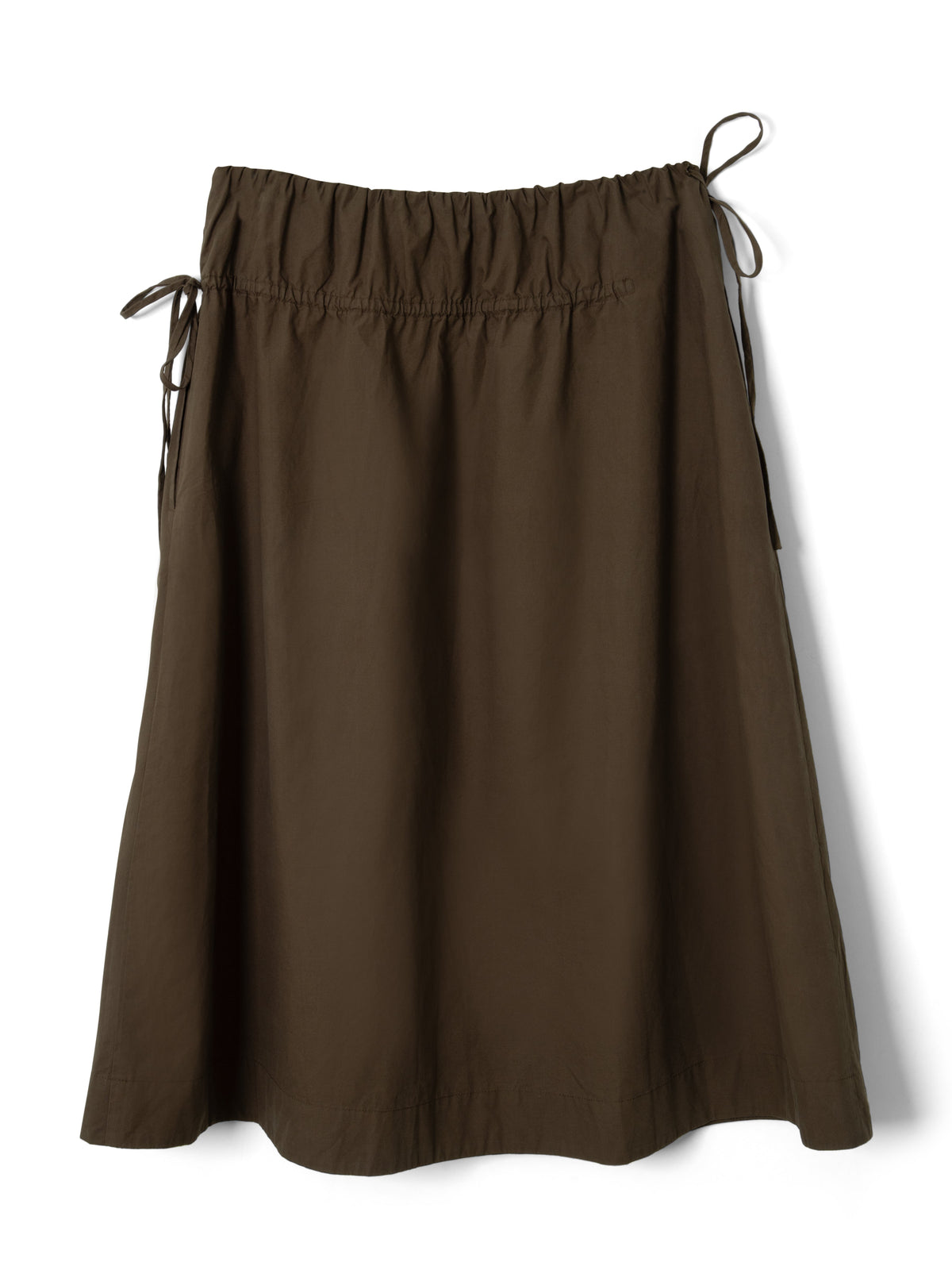 Caspia Volume Midi Skirt - Chocolate - 2