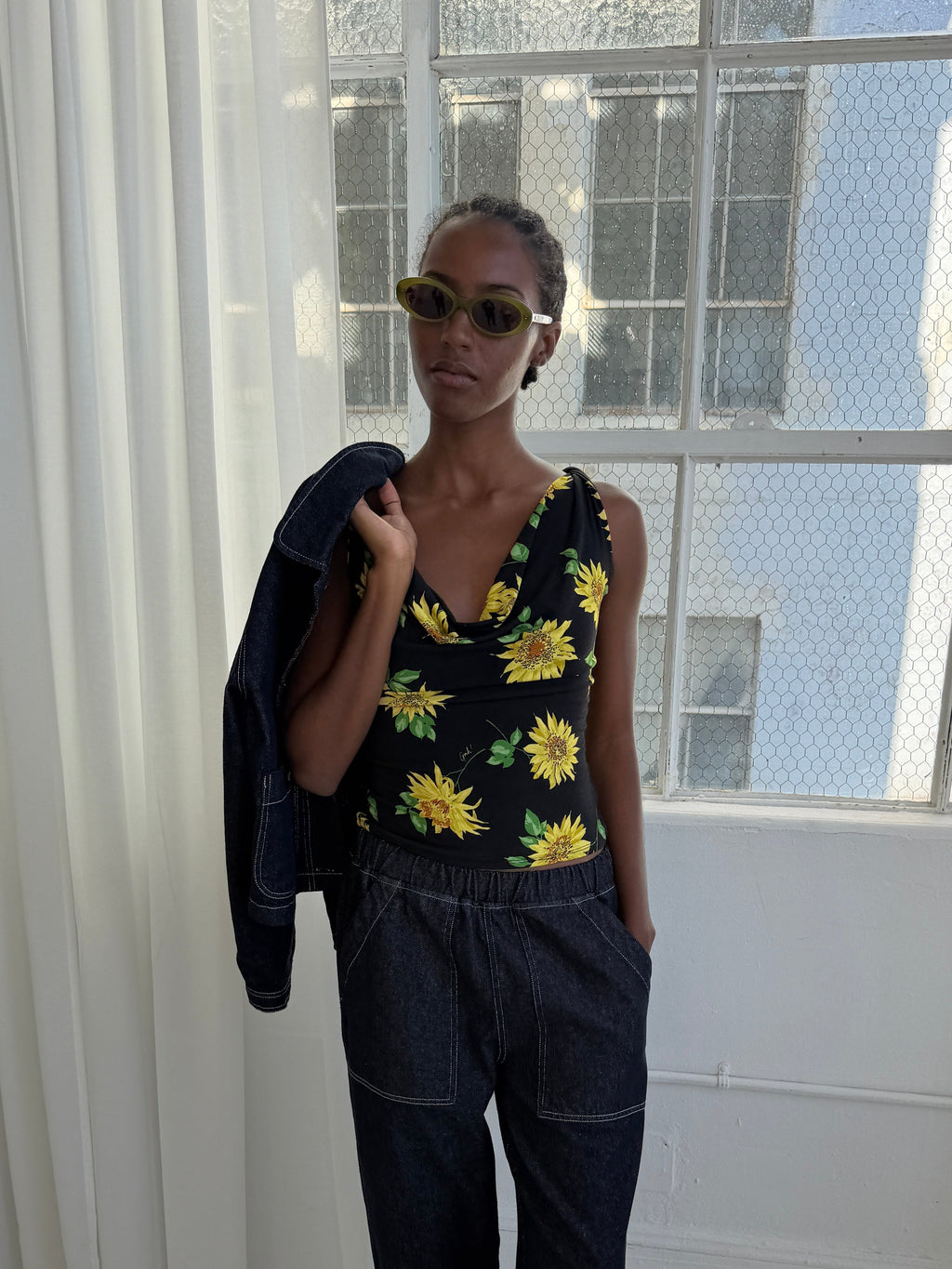 Jean Top - Midnight Sunflower - 6