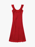 Dahlia Dress - Red Dot - 1