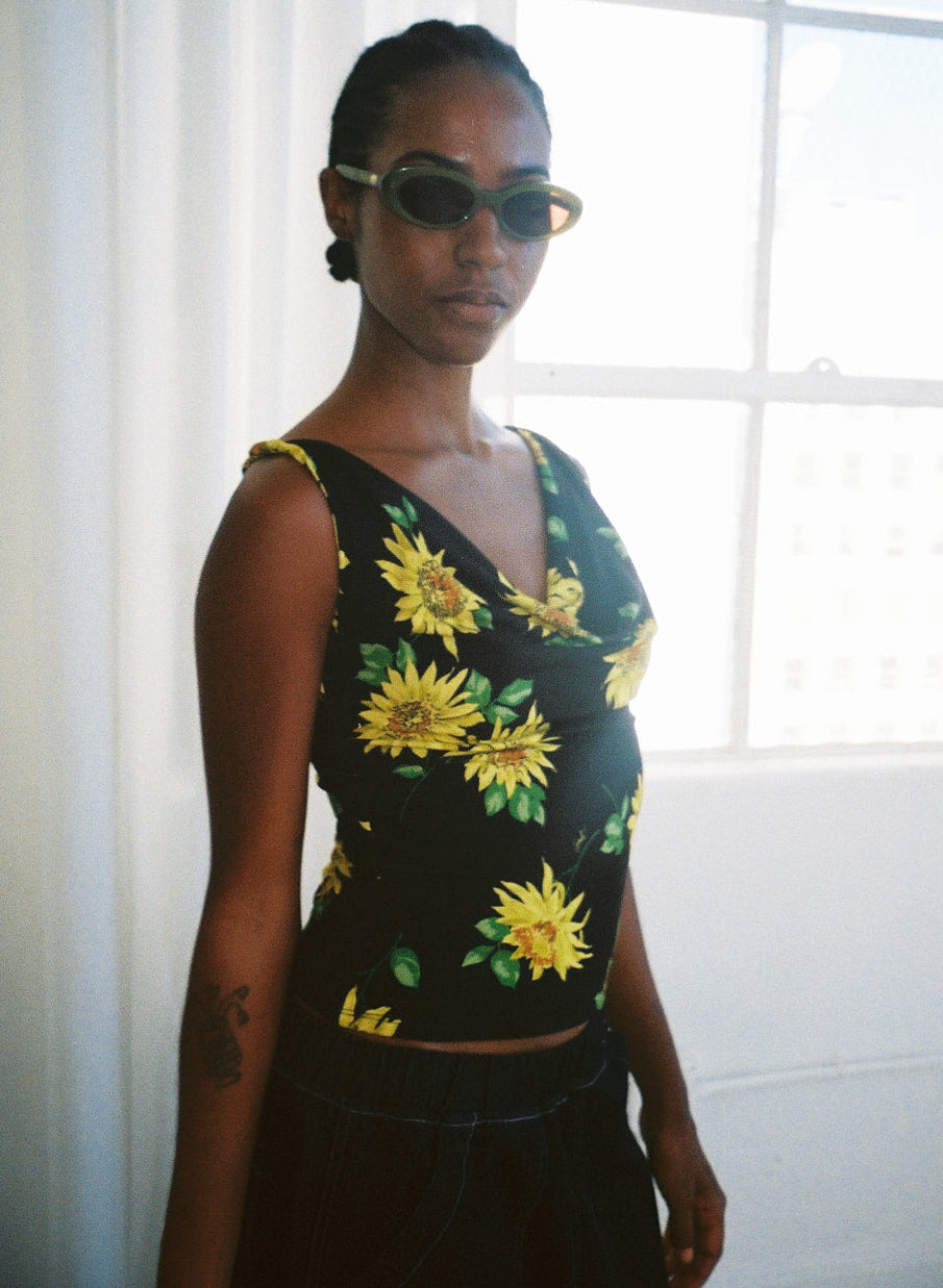 Jean Top - Midnight Sunflower - 7
