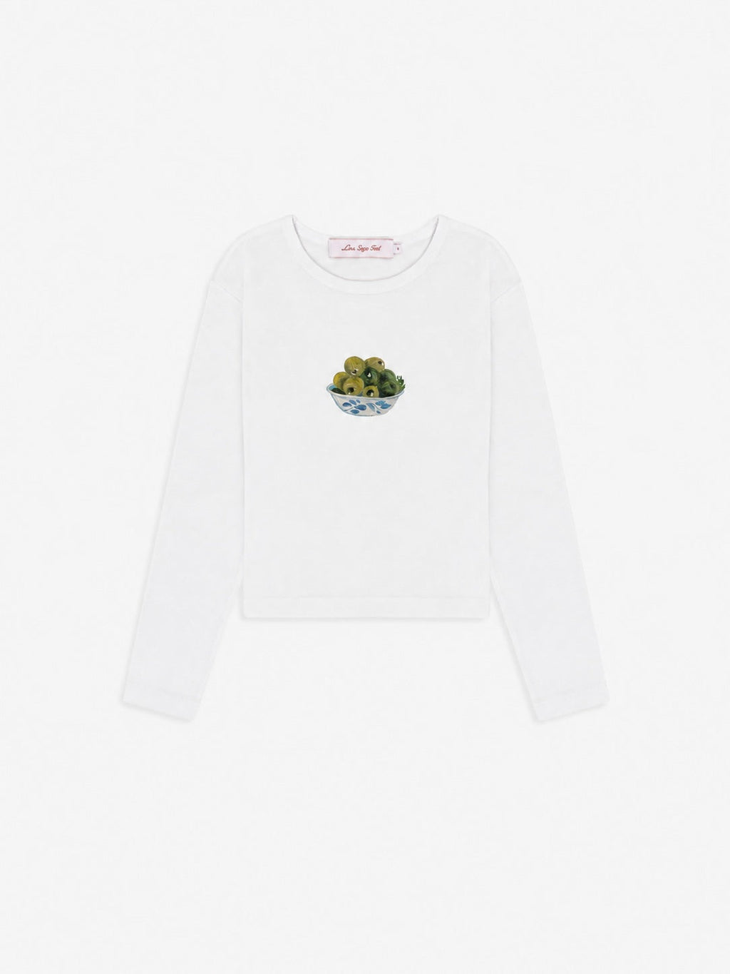 Dana Long Sleeve Tee - Olive Bowl - 1