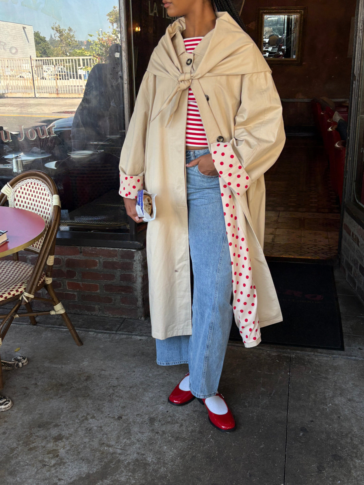 Olson Trench - Scarlett Dot - 7