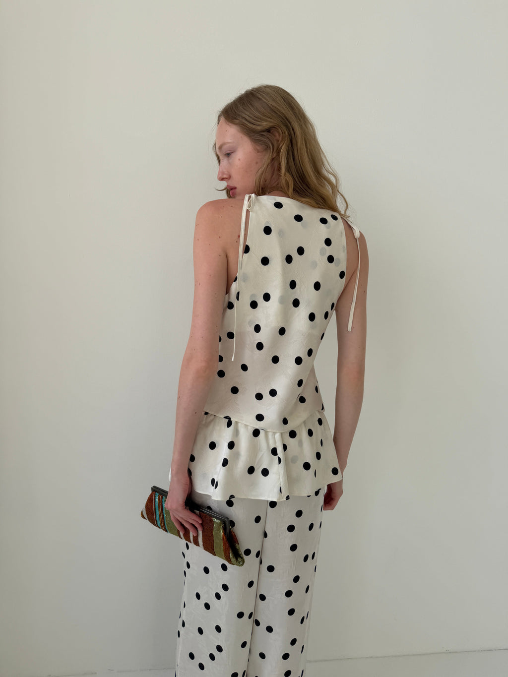 Lucy Top - White Dot - 9