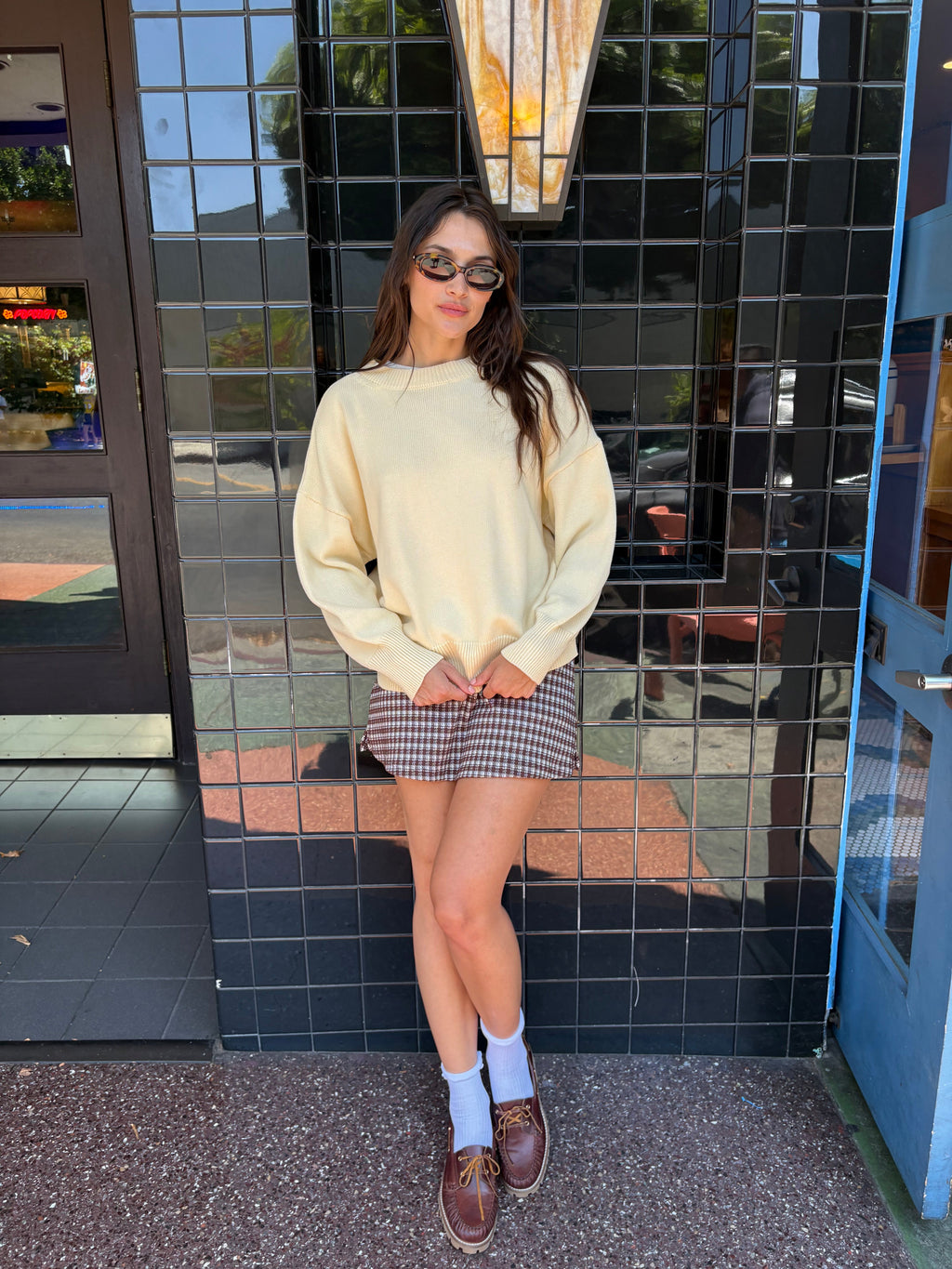 Darcy Skort - Cocoa Plaid - 8