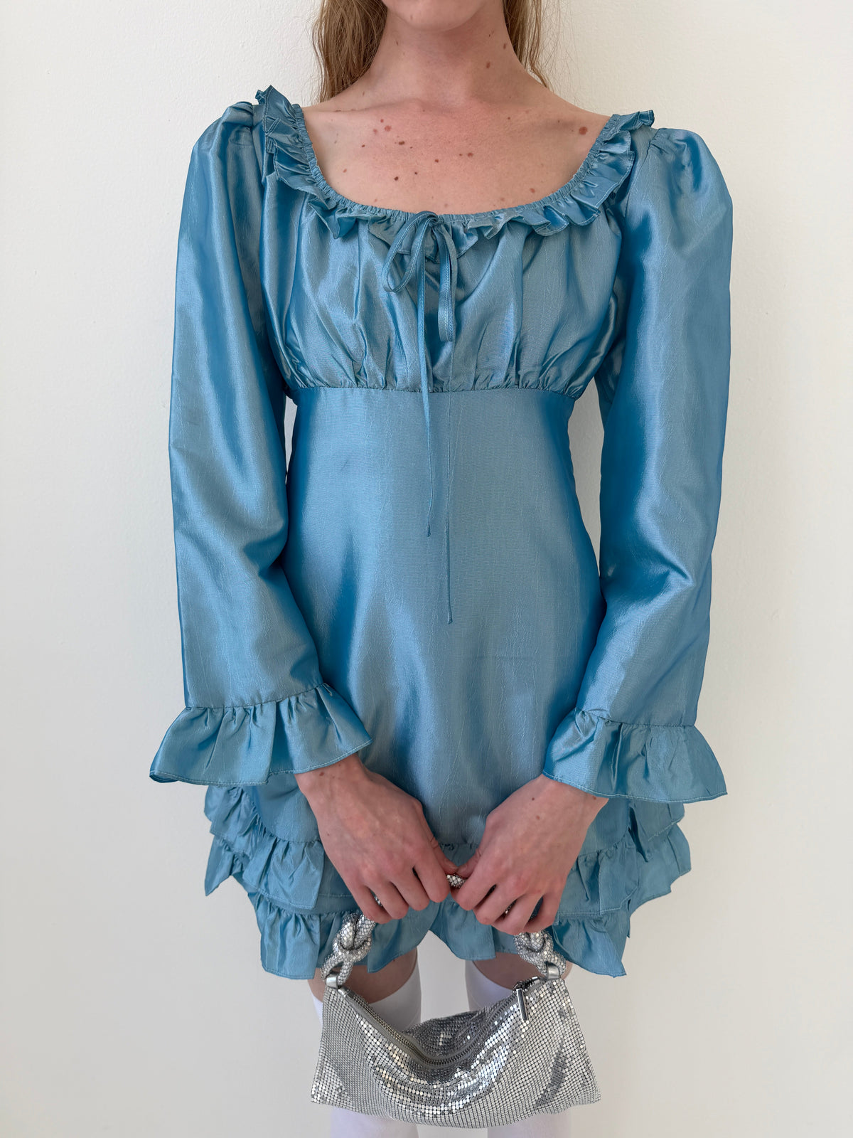 Philippa Dress - Venetian Blue - 8