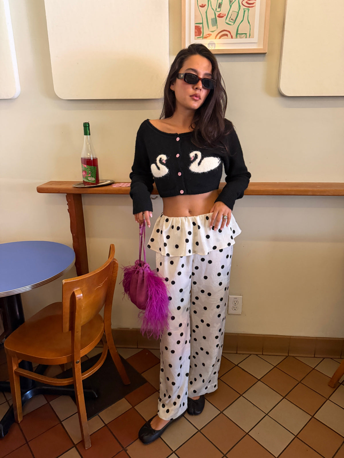 Renee Pant - White Dot - 7