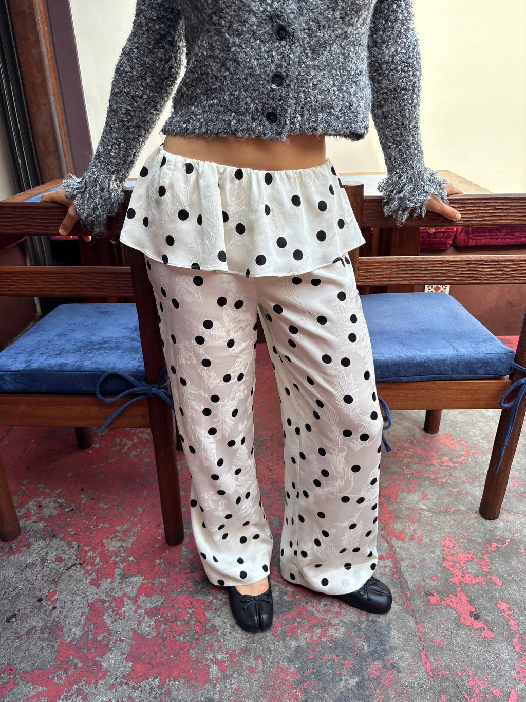 Renee Pant - White Dot - 12