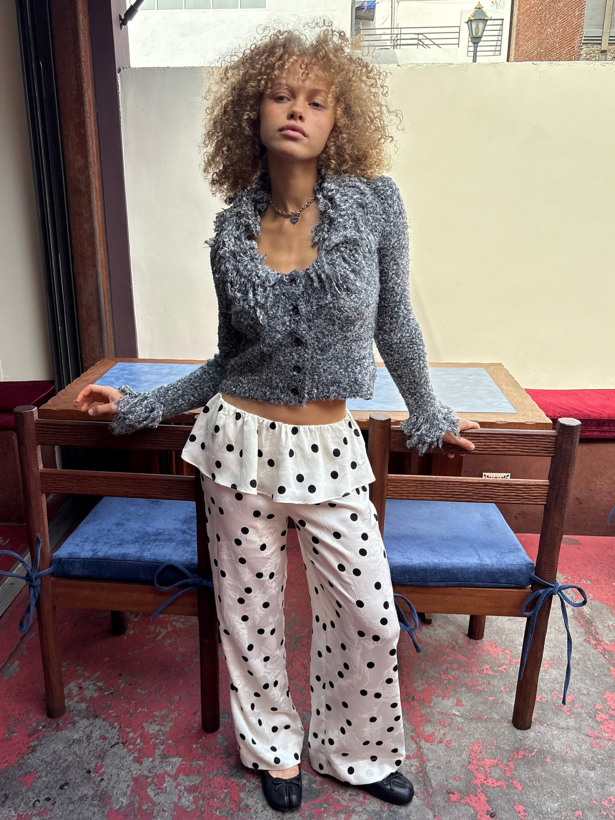 Renee Pant - White Dot - 17