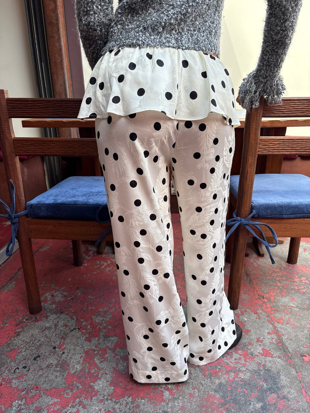 Renee Pant - White Dot - 18
