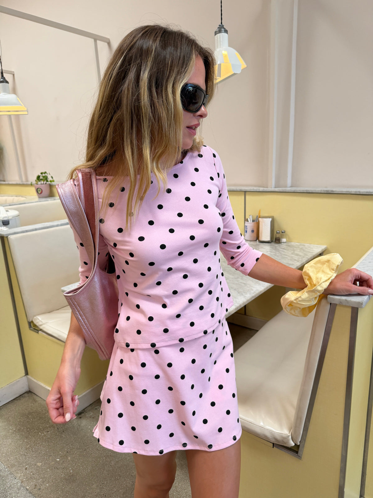 Darcy Skort - Pink Dot - 3