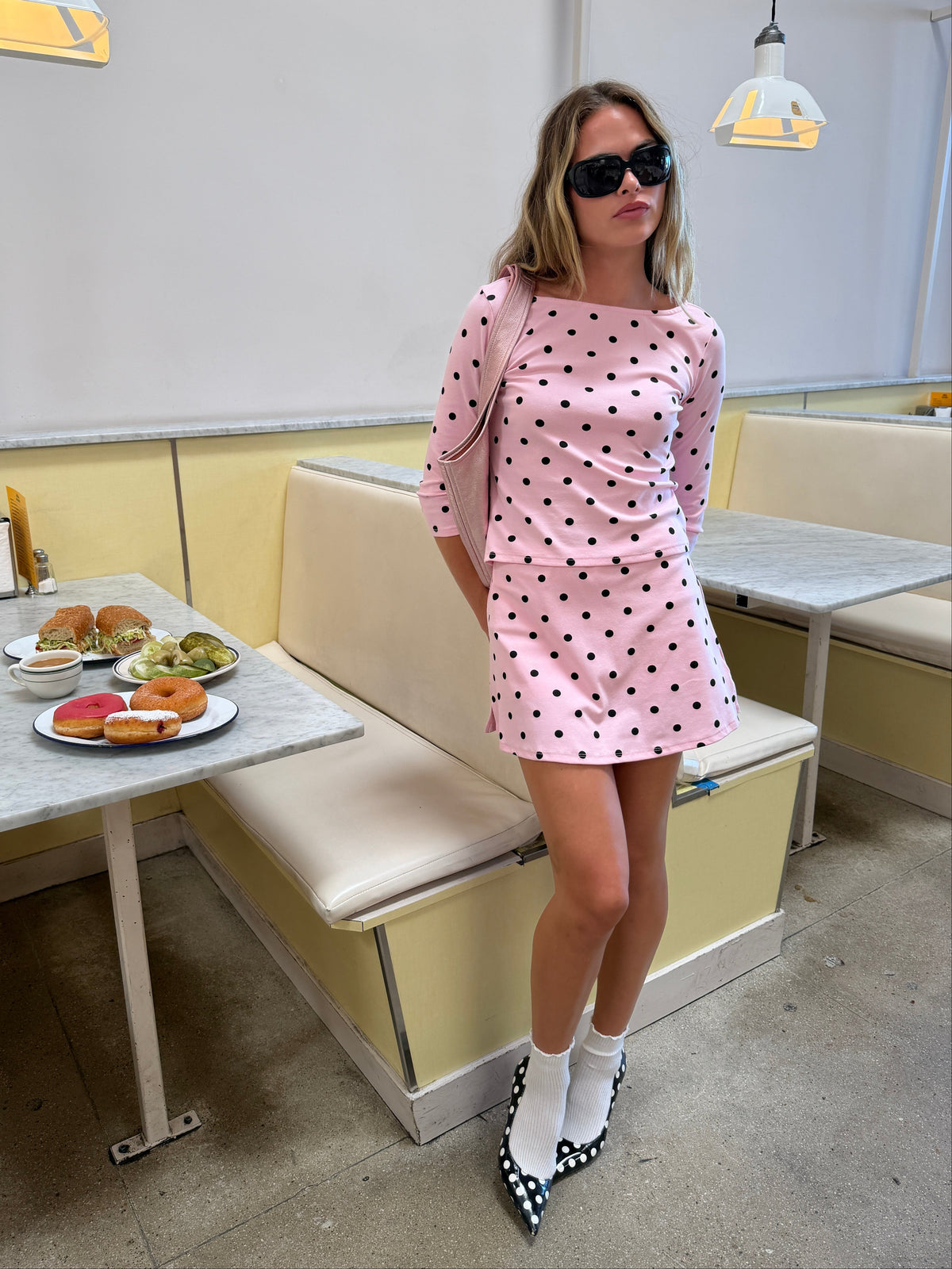Darcy Skort - Pink Dot - 2