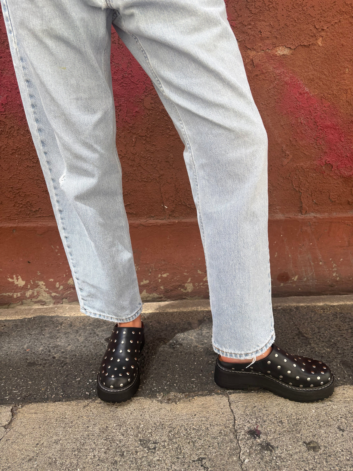 Lena Chunky Mule - Studs - 3