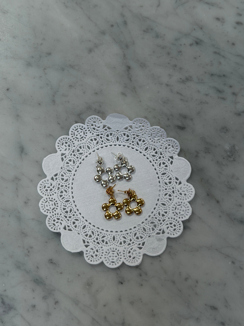 Florette Earrings - Silver - 10