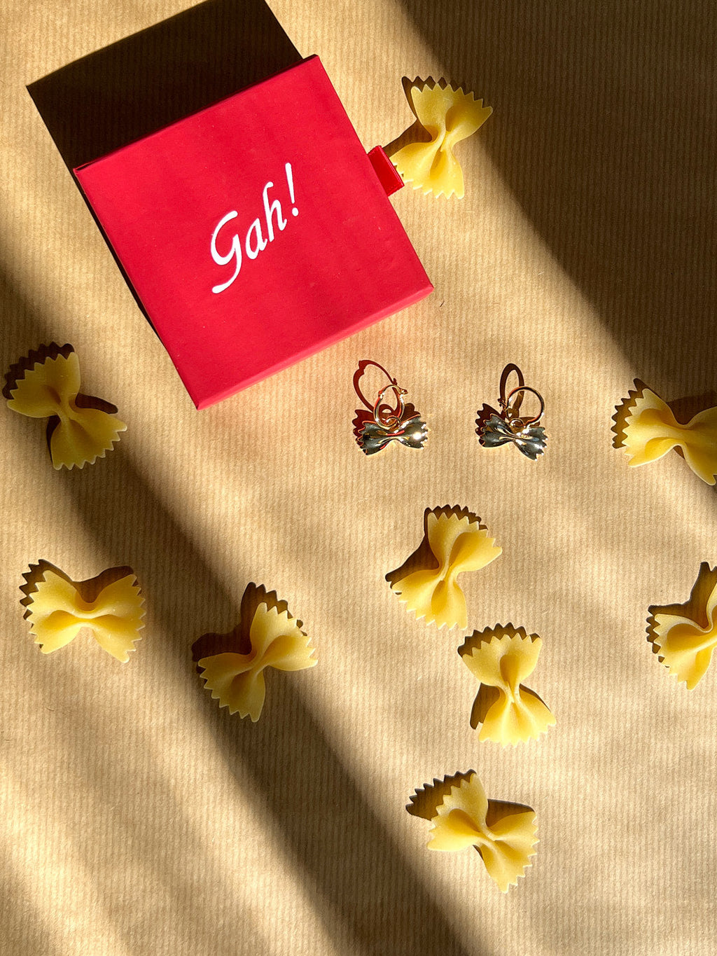 Farfalle Hoops - Gold - 7
