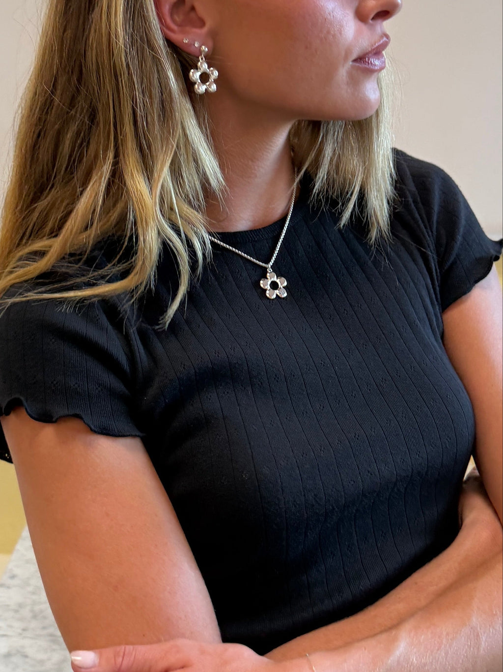 Florette Necklace - Silver - 7