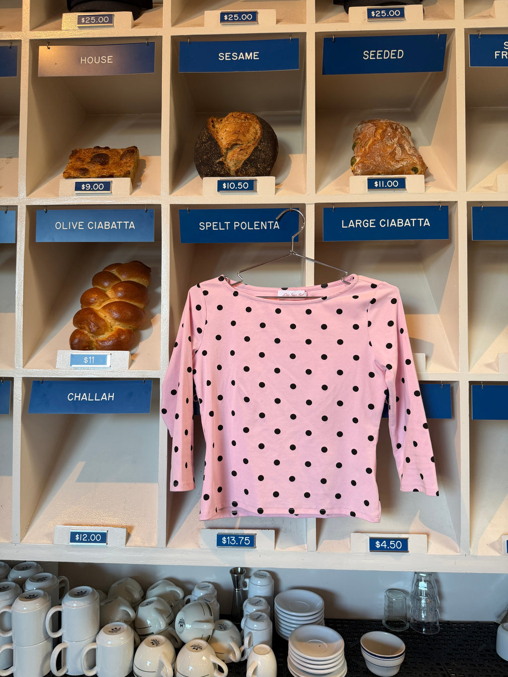 Nia Top - Pink Dot - 10