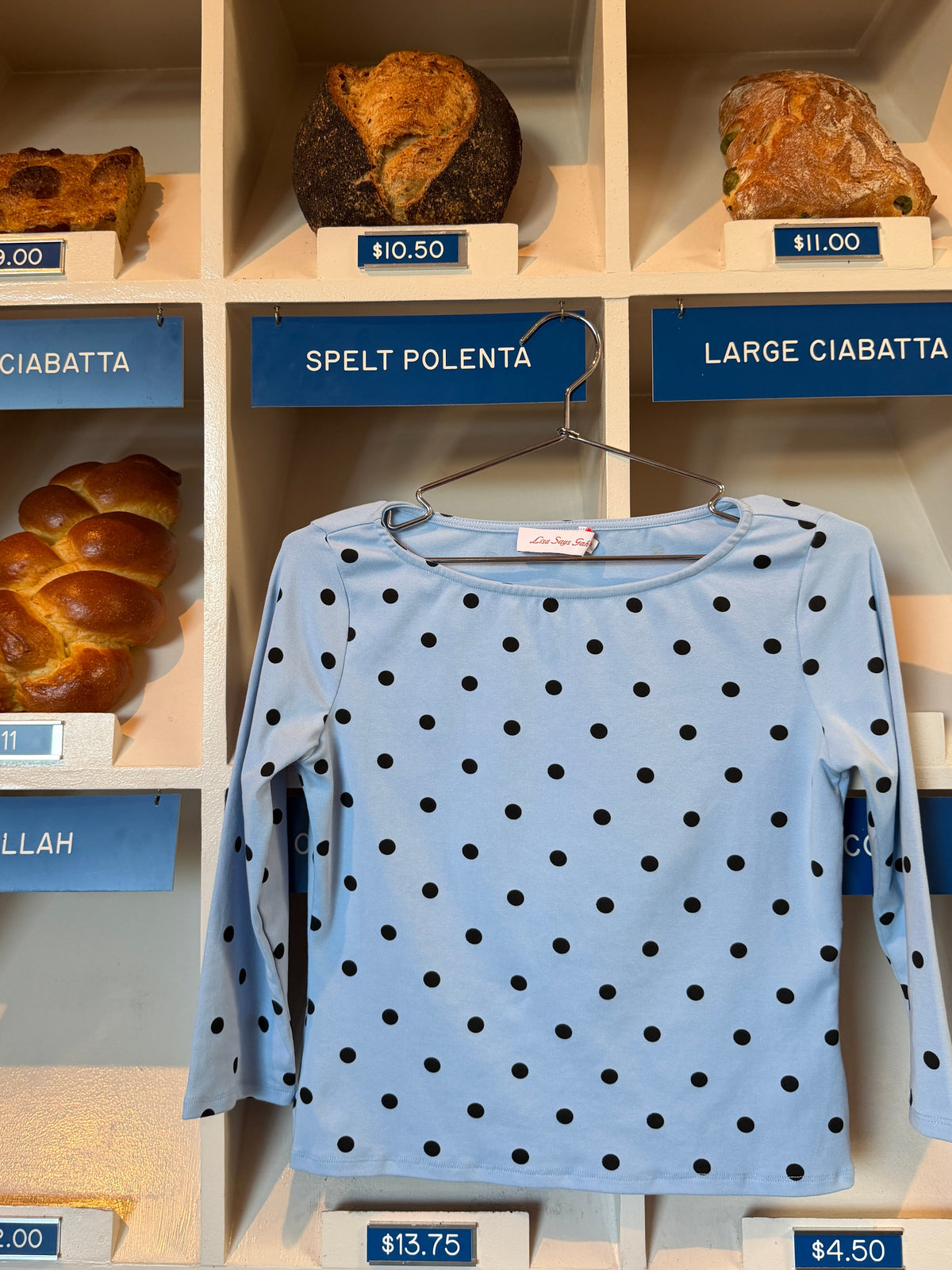 Nia Top - Blue Dot - 2