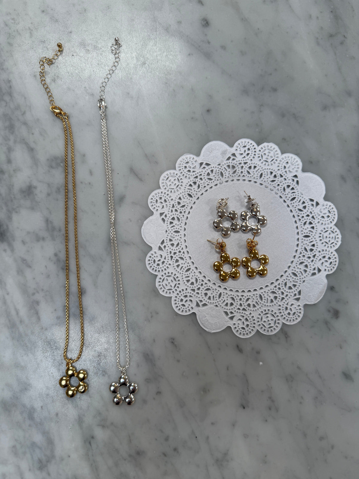 Florette Necklace - Gold - 10