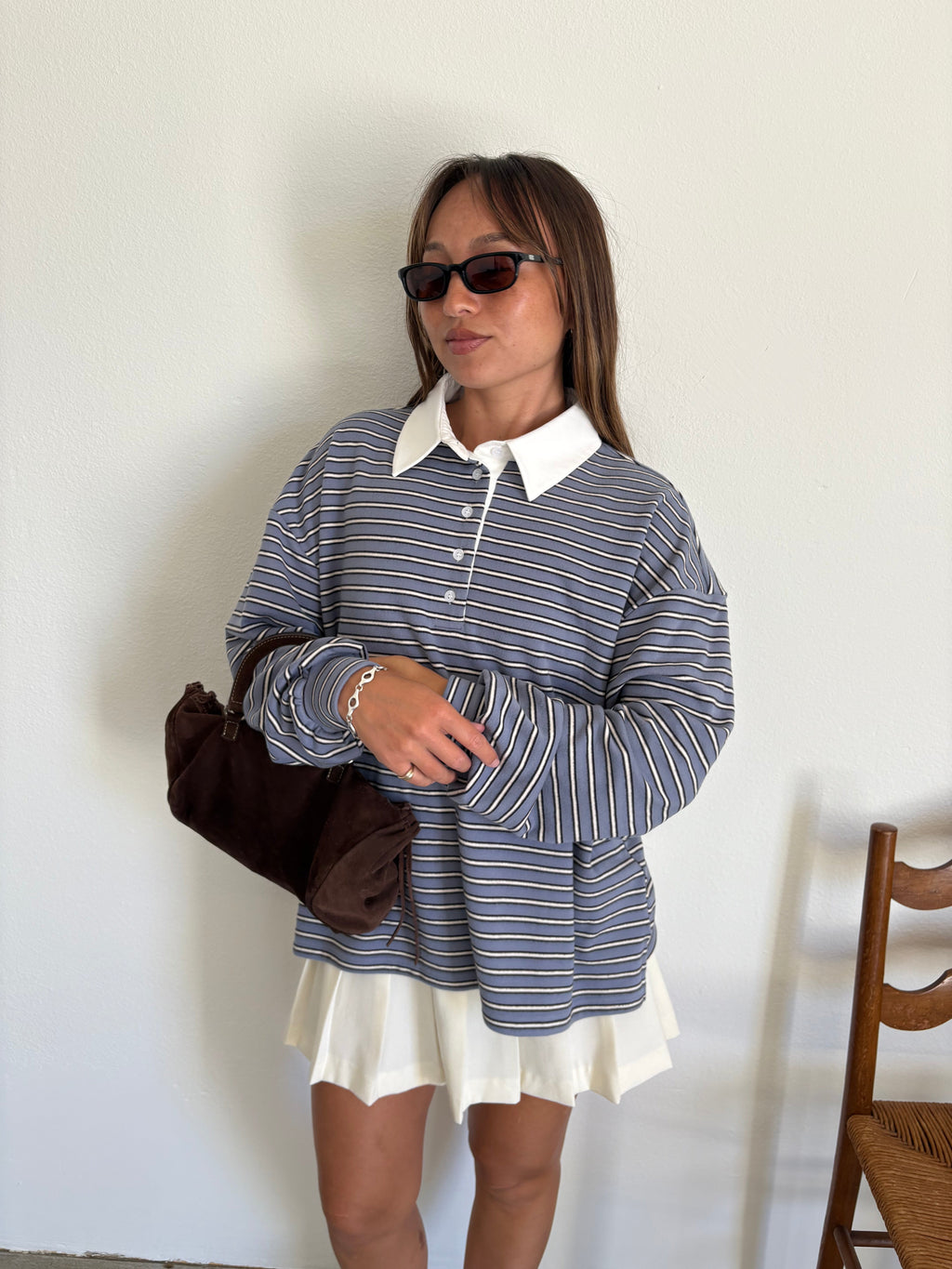 Marin Striped Polo - Blue Stripe - 4