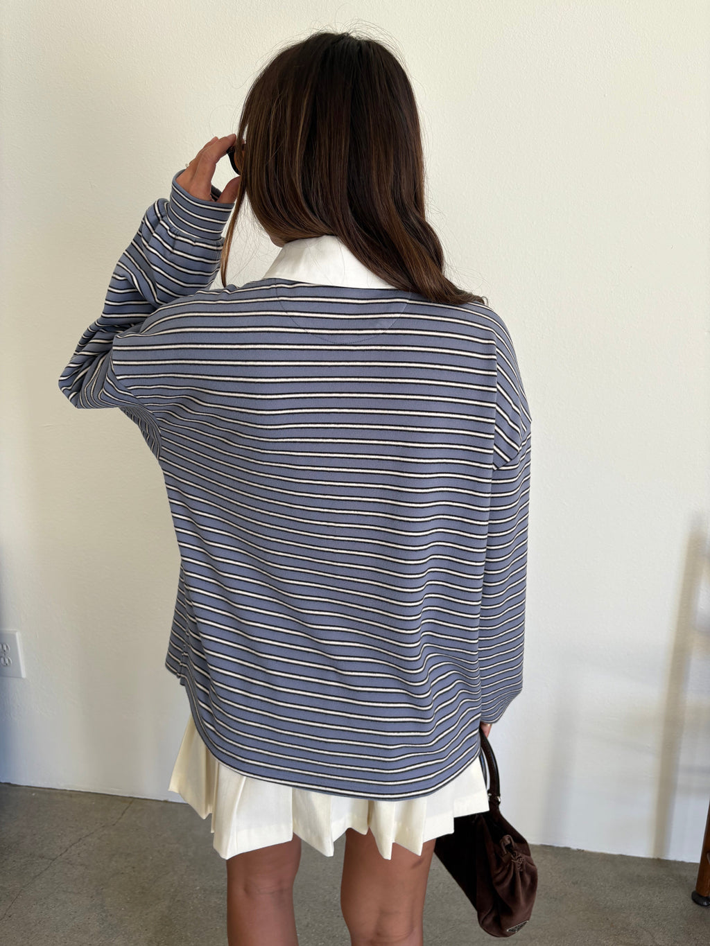 Marin Striped Polo - Blue Stripe - 11