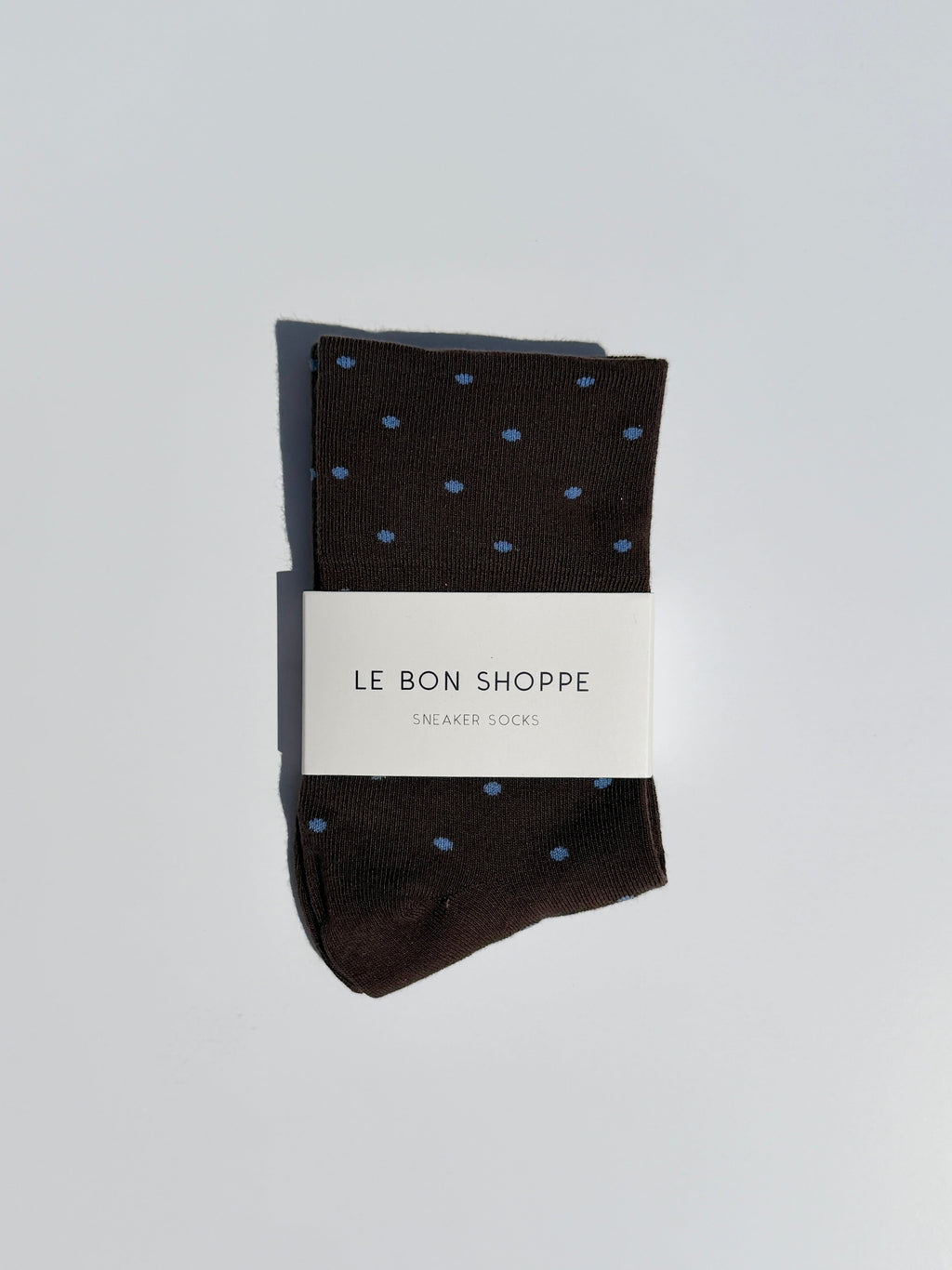 Patterned Sneaker Socks - Cacao/Blue - 5