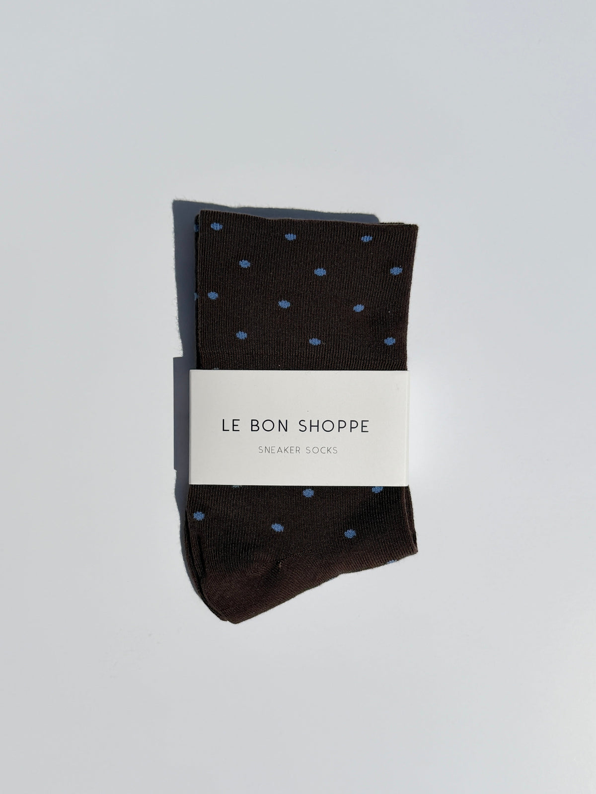Patterned Sneaker Socks - Cacao/Blue - 5