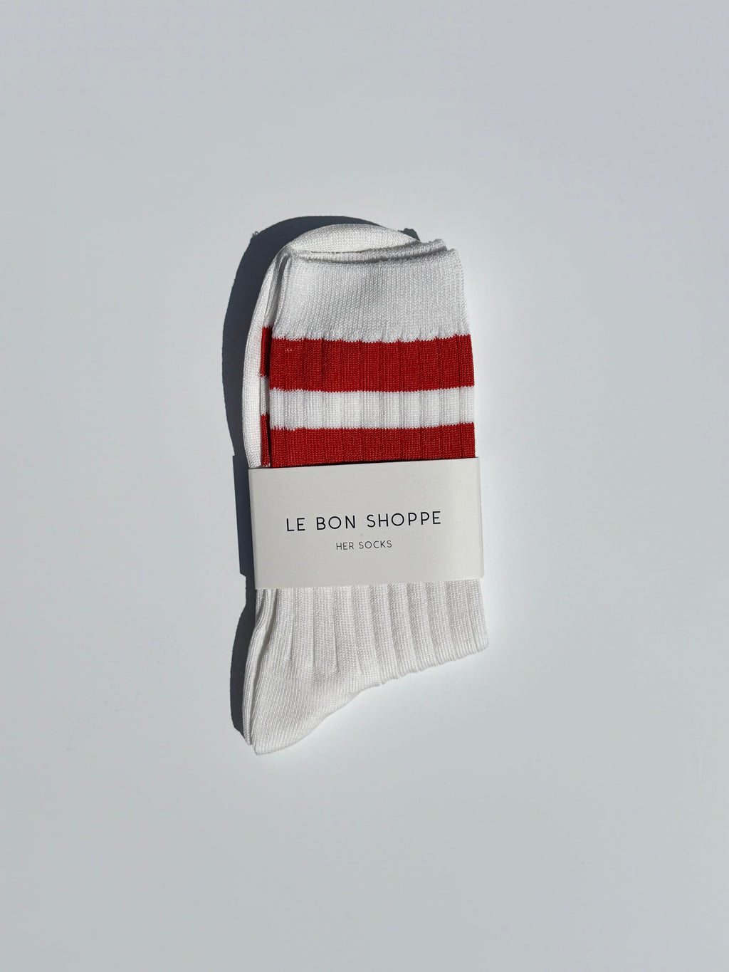Her Varsity Socks - White Coral - 2