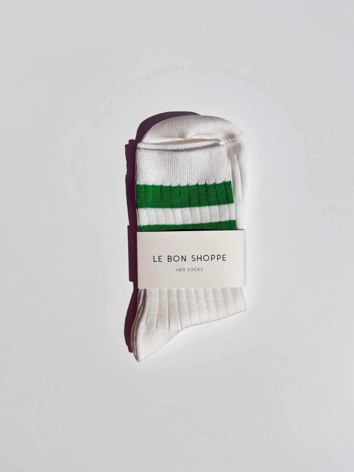 Her Varsity Socks - White Kelly - 2