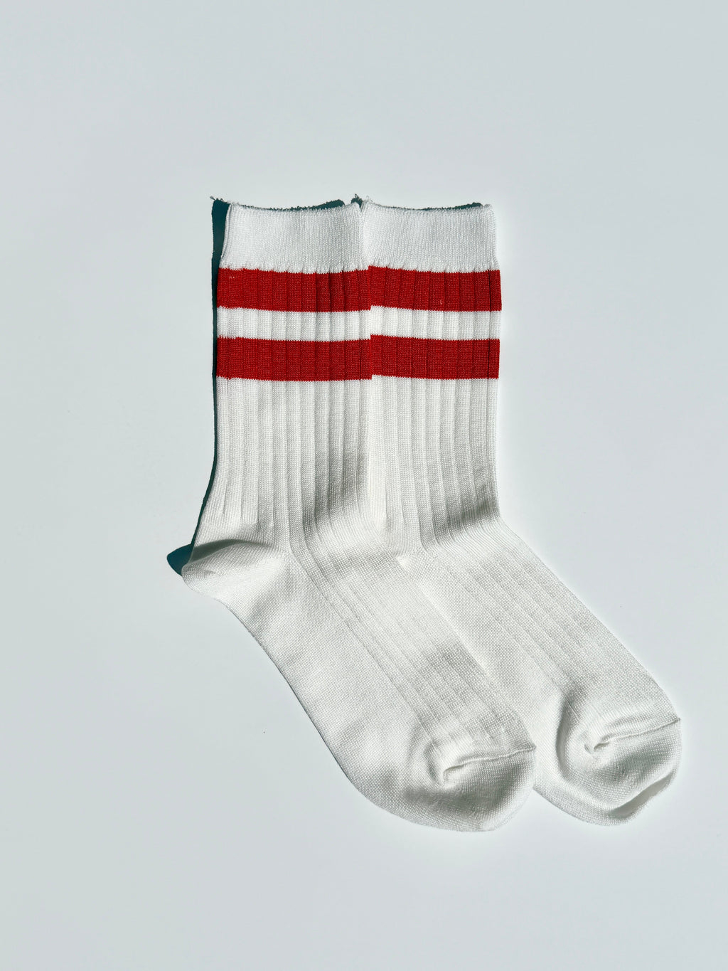 Her Varsity Socks - White Coral - 3