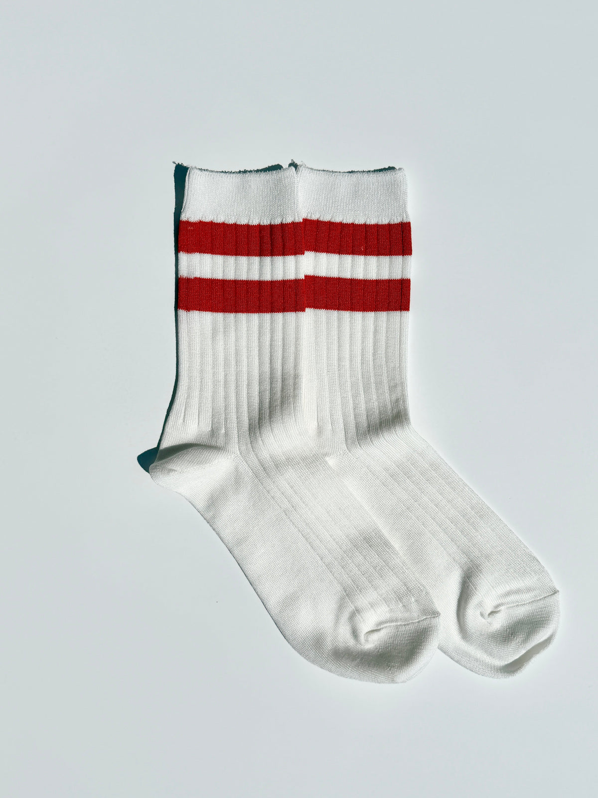 Her Varsity Socks - White Coral - 3