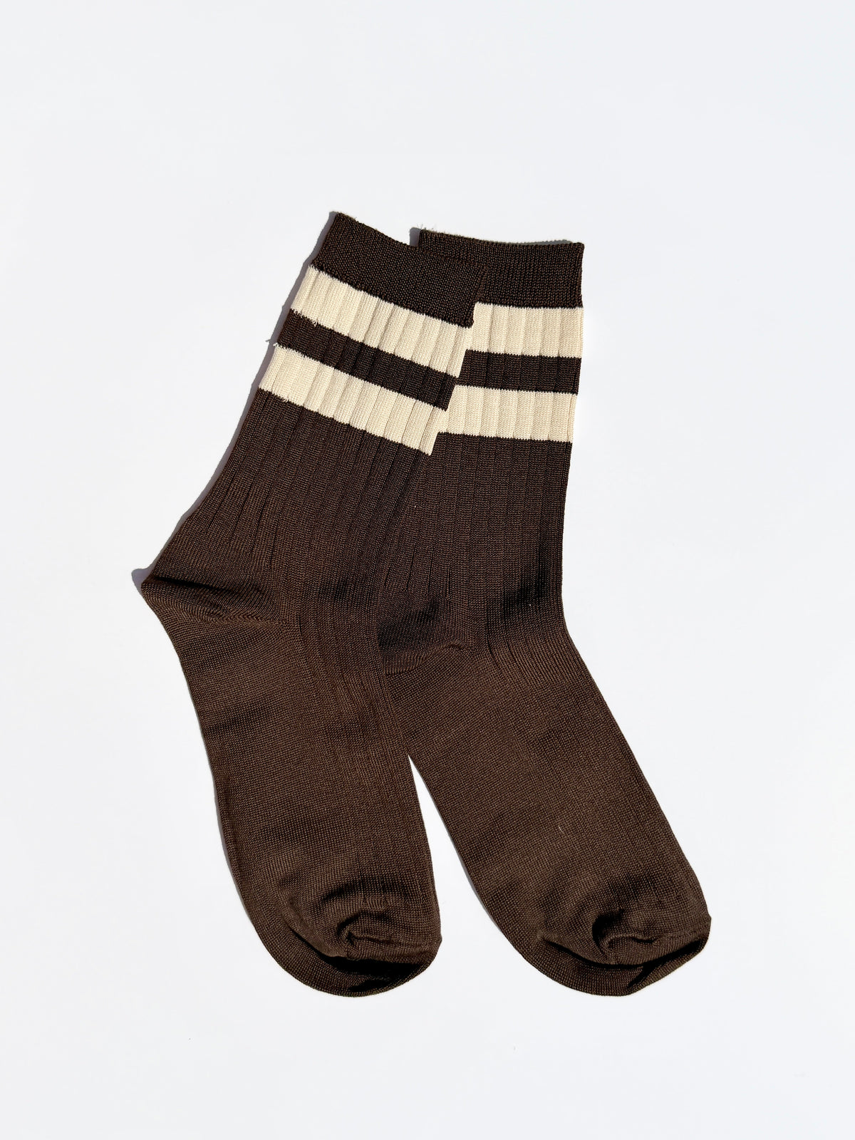 Her Varsity Socks - Espresso - 3