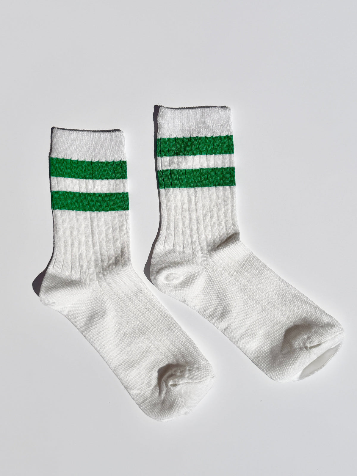 Her Varsity Socks - White Kelly - 1