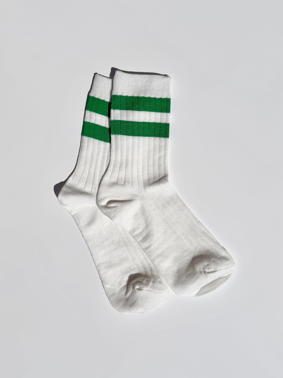 Her Varsity Socks - White Kelly - 3