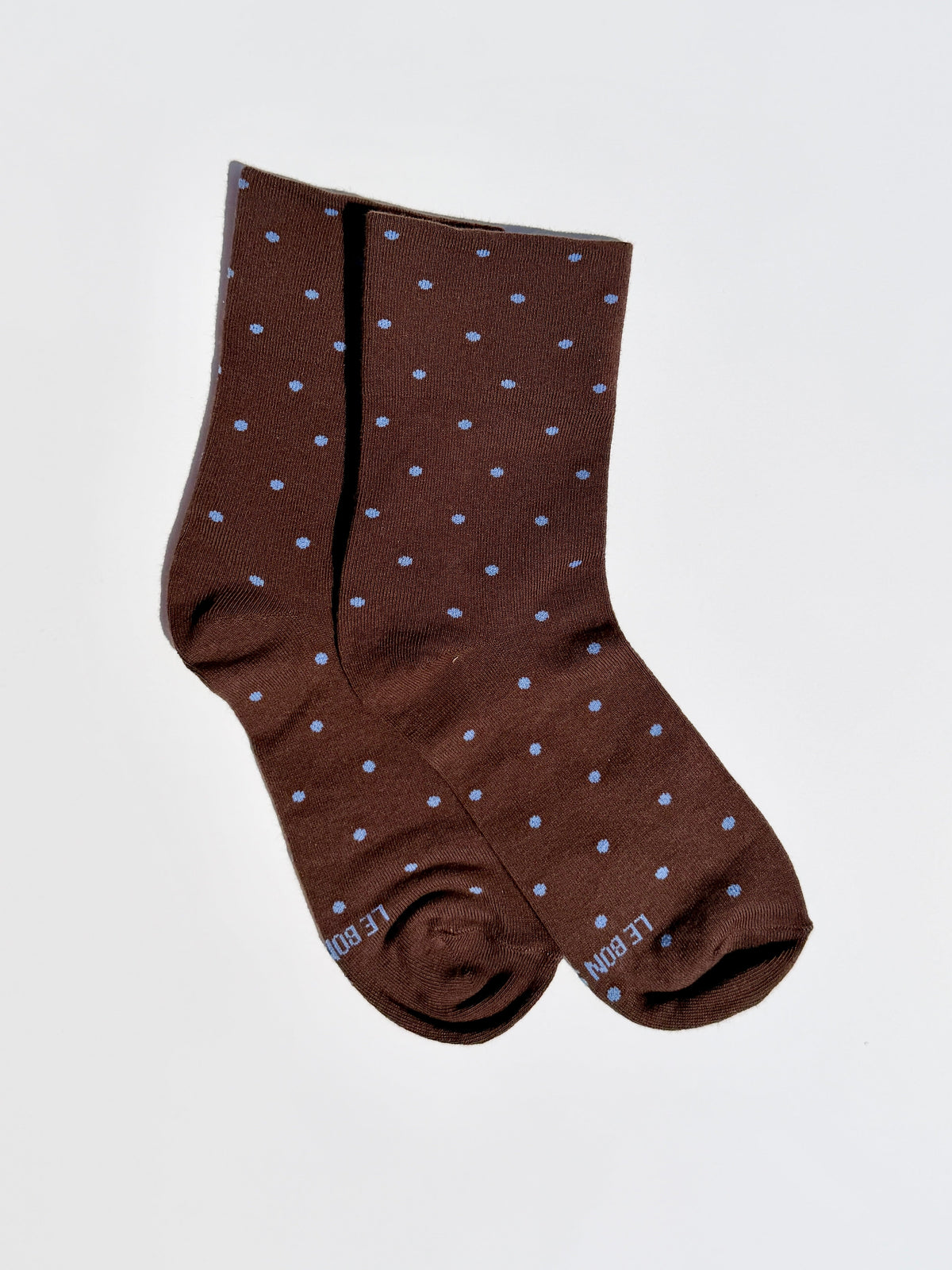 Patterned Sneaker Socks - Cacao/Blue - 3