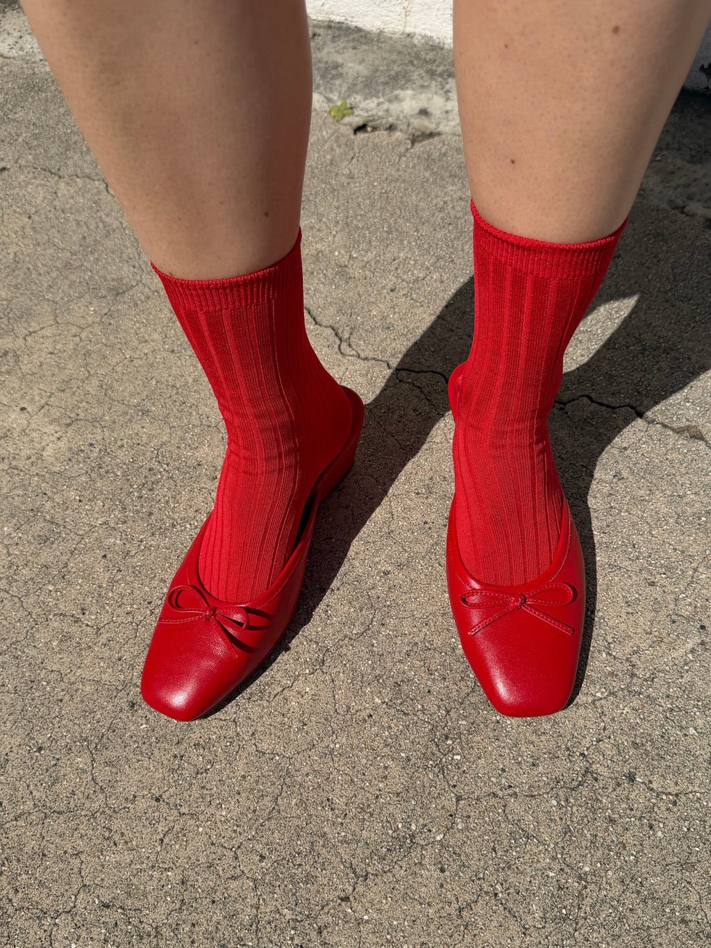 Her Socks - Classic Red - 2