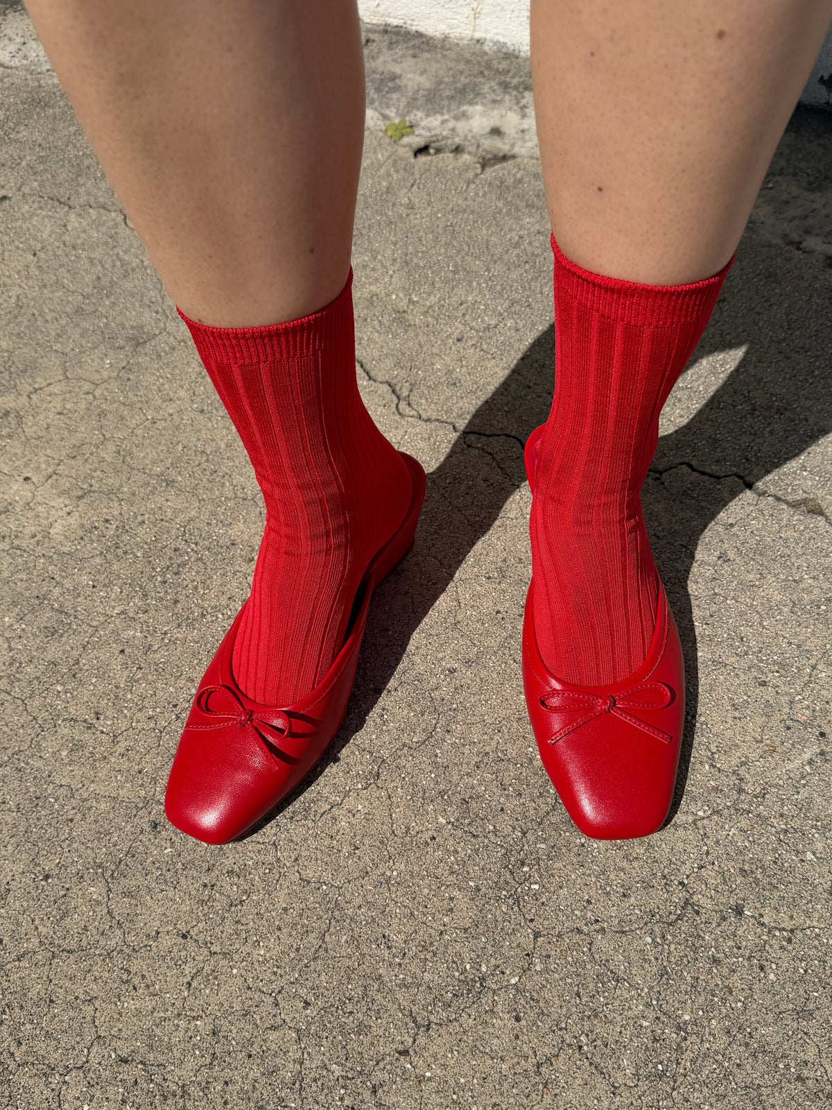 Her Socks - Classic Red - 2