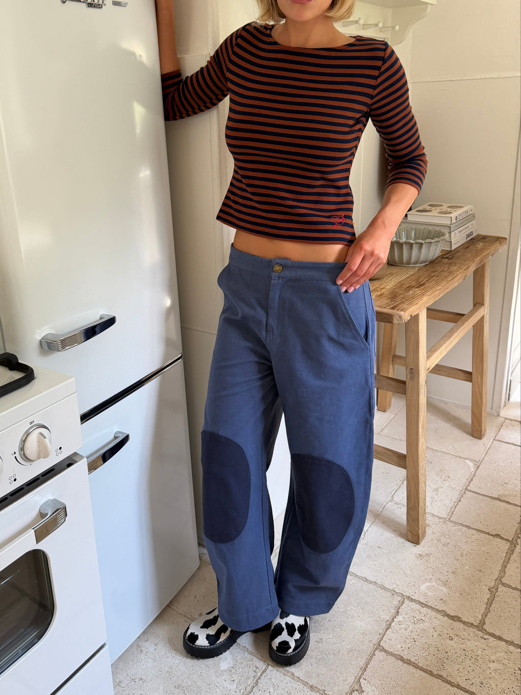 Daphne Trouser - Dark Blue - 3