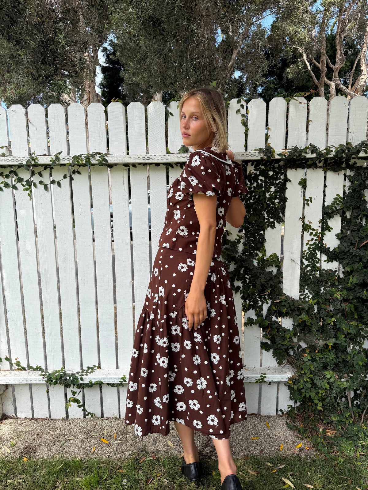 Maeve Midi Skirt - Mod Dot - 4
