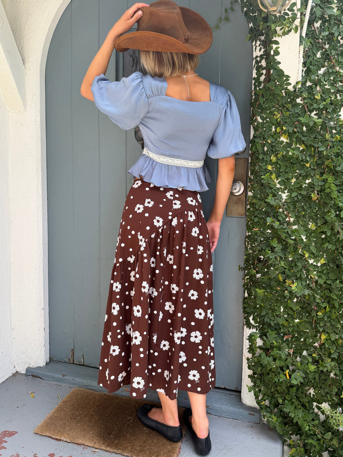 Maeve Midi Skirt - Mod Dot - 9
