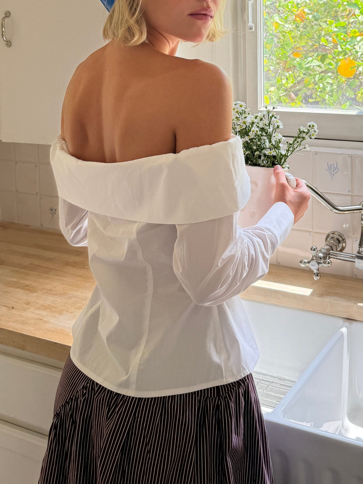 Maudie Top - Crisp White - 7