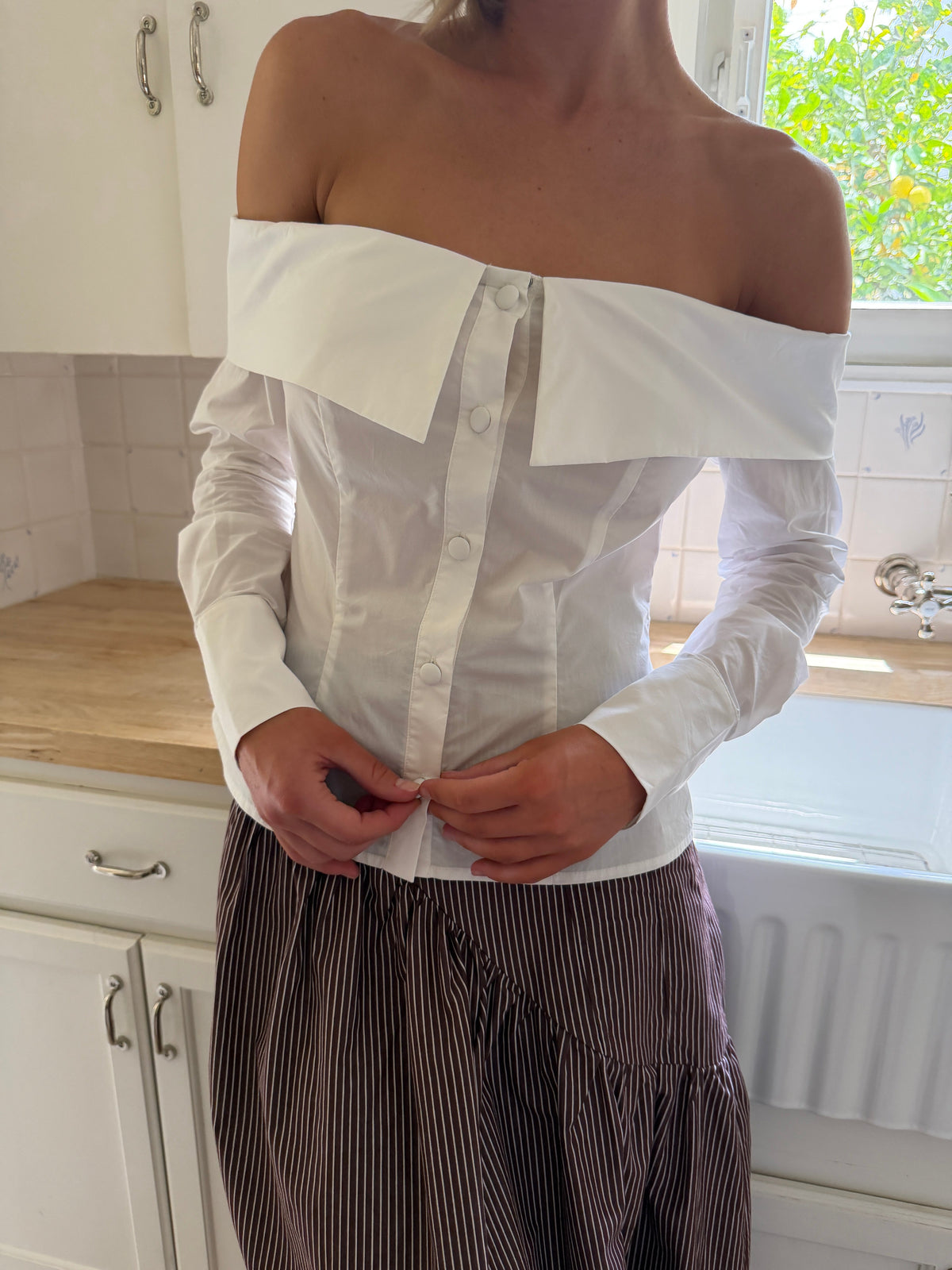 Maudie Top - Crisp White - 11