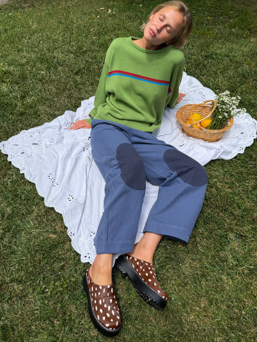 Lena Chunky Mule - Bambi - 7