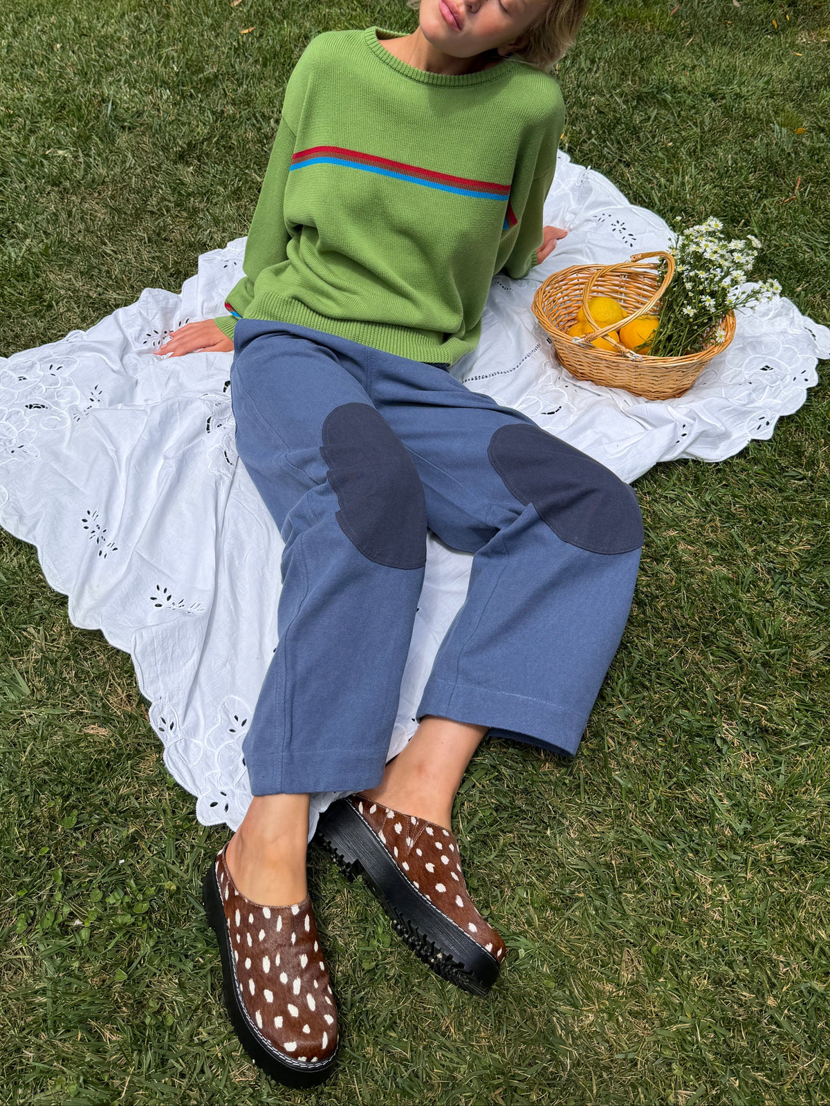 Daphne Trouser - Dark Blue - 1