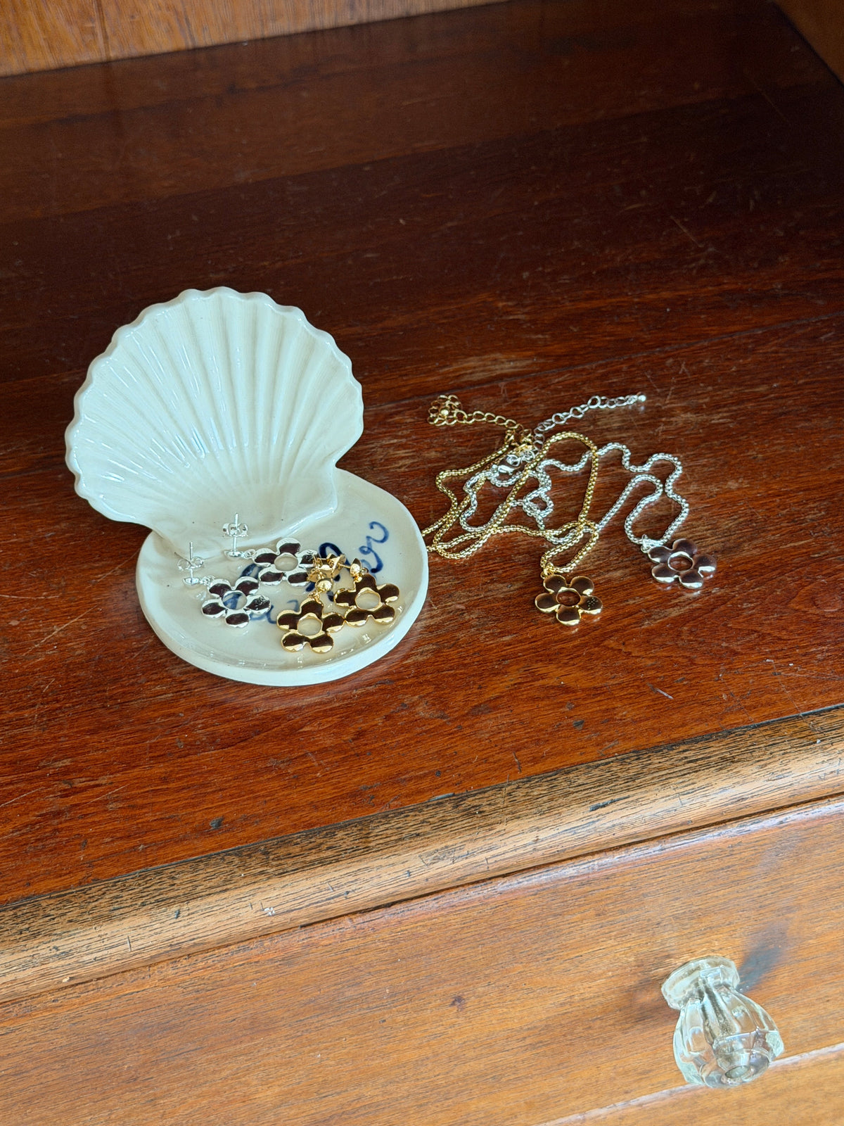 Florette Necklace - Silver - 10