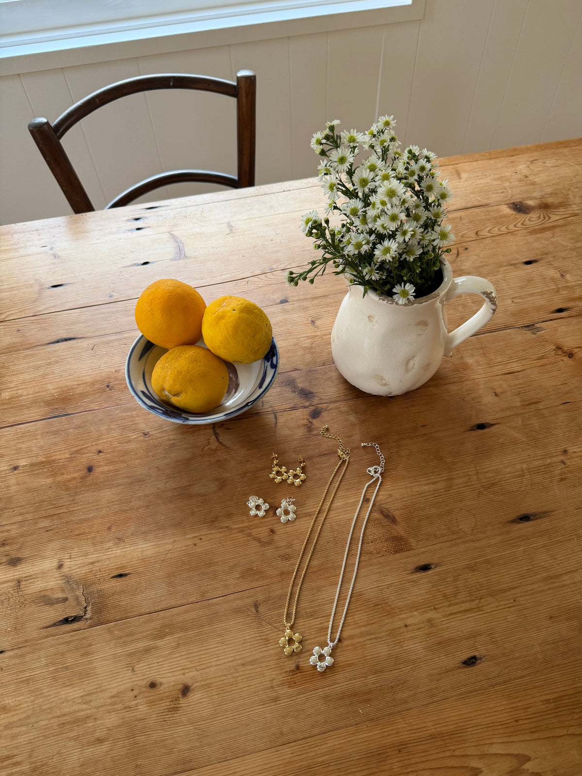 Florette Necklace - Silver - 12